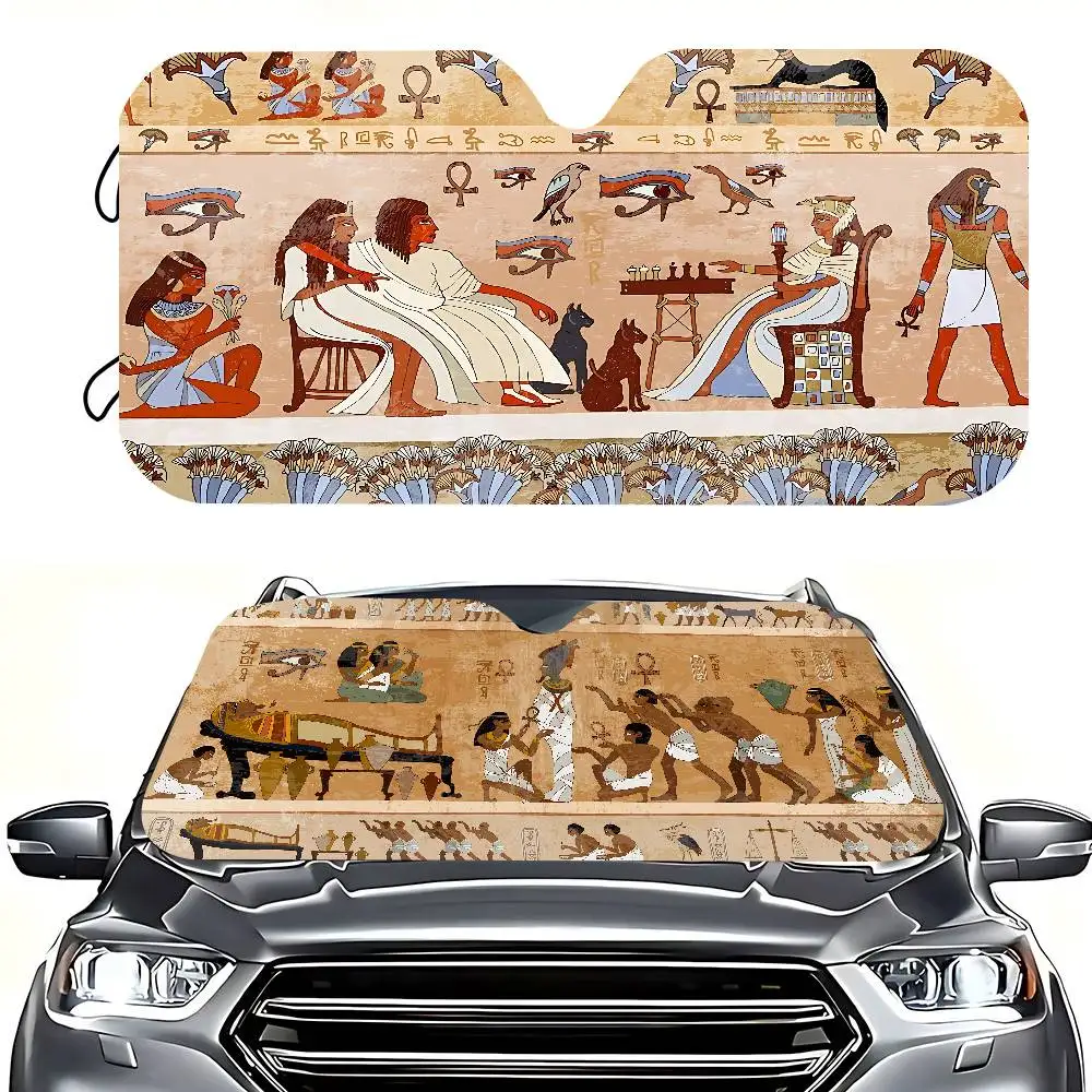 

Древний Египет, египетский лобовое стекло автомобиля, солнцезащитный козырек, забавное животное, лобовое стекло, солнцезащитный козырек, окно автомобиля, складные лучи, защита от солнца