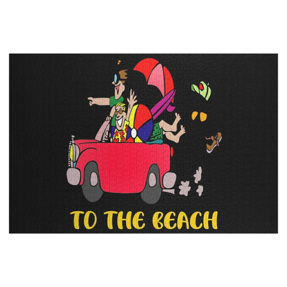 A Trip To The Beach Jigsaw Puzzle Custom Jigsaw Personalized For Kids Anime Personalized Name Puzzle