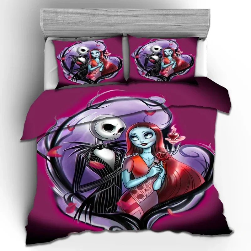 كابوس قبل عيد الميلاد الفراش مجموعة ، تأثيري حاف ، غطاء لحاف ، المخدة ، مزدوجة الملكة حجم المفارش ، غرفة نوم ديكور ، الهدايا