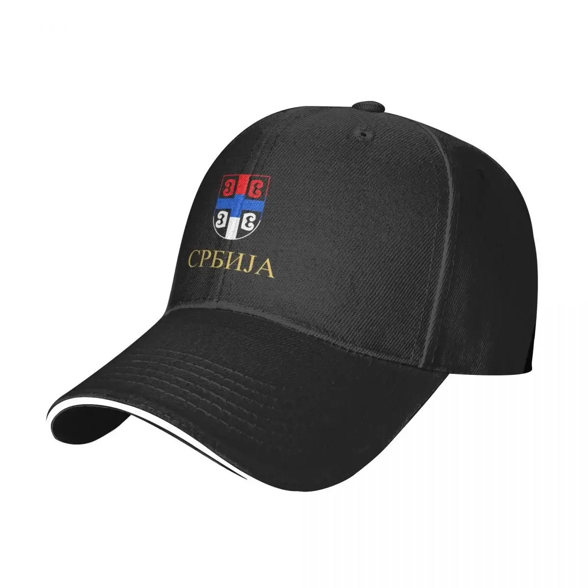 СРБИ?А Serbian 2 Gold Baseball Cap birthday Anime foam party Hat Male Women's