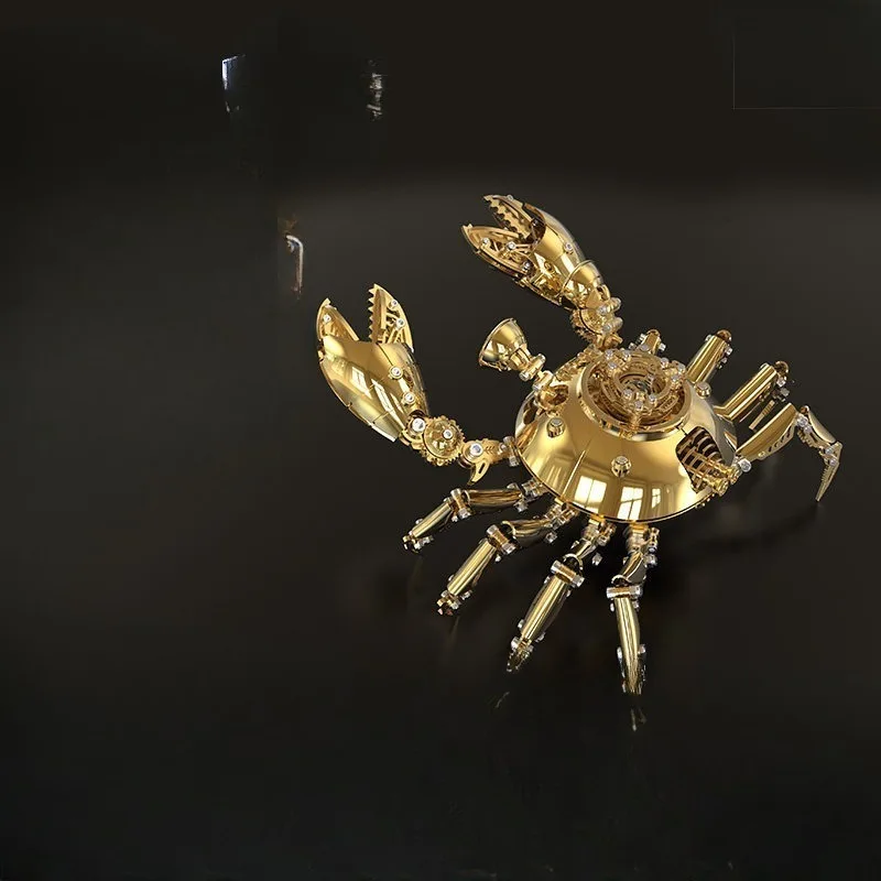 Mechanical crab assembly model creative tide play manual high difficulty mechanical crab