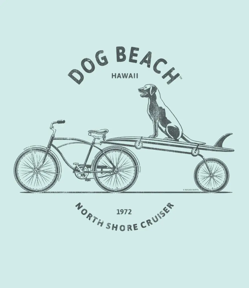 Dog Beach Cruiser Men's Short Sleeve T-Shirt