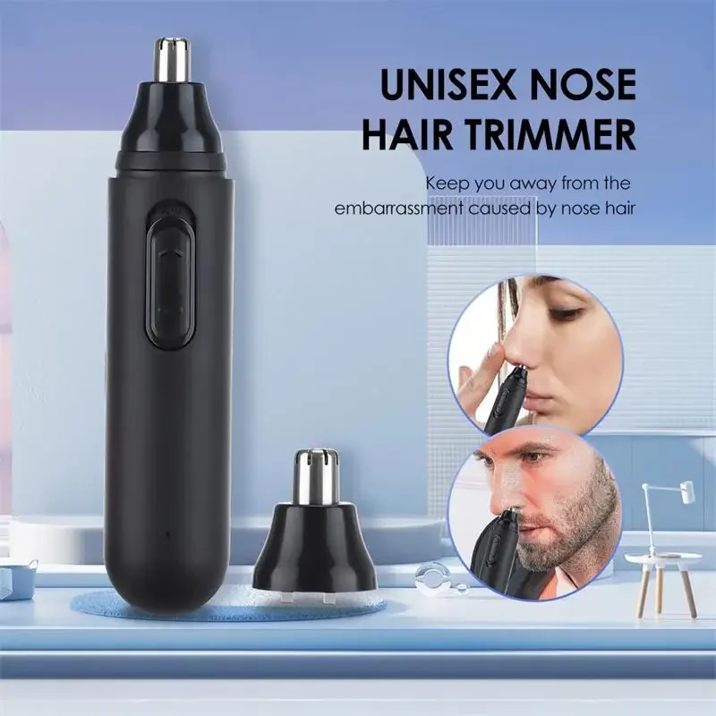 Recortador eléctrico de pelo de nariz para hombre y mujer, Kit de cuidado facial para cejas y orejas, para el hogar