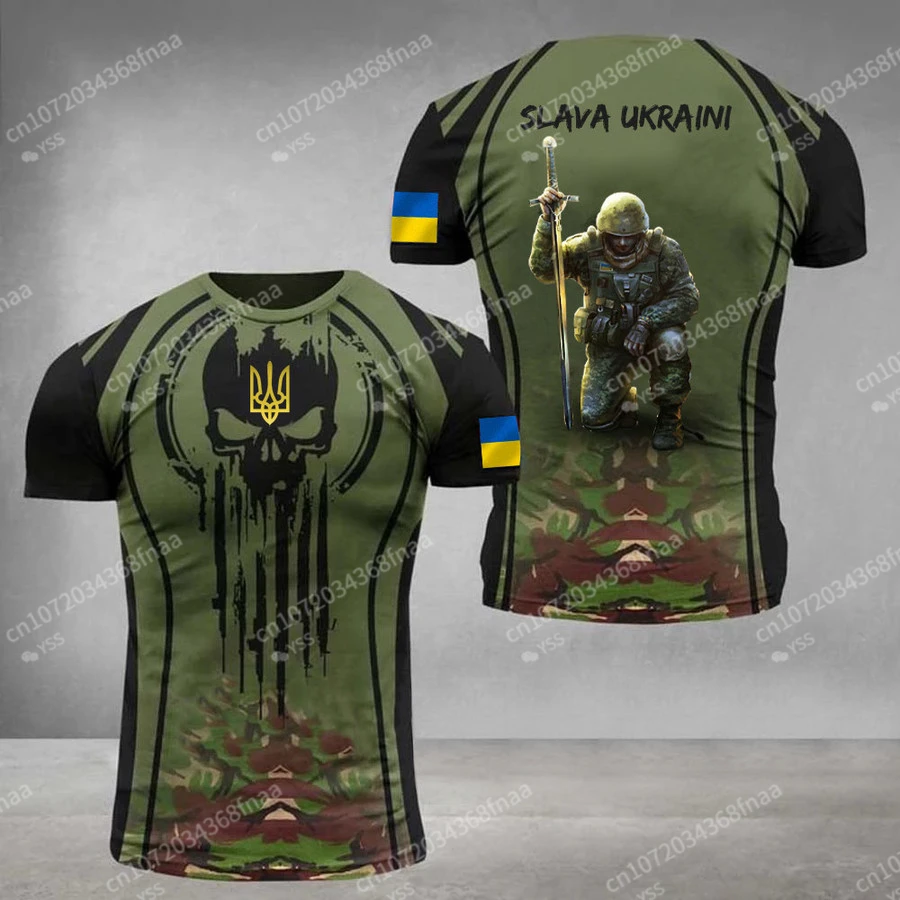 Ukraine Special Version Unisex Adult T-shirt 3D Crew Neck Men's Clothing