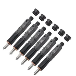 6Pcs 50hp Fuel Injectors 0432131837 3919350 3919339 For 89-93 Dodge Cummins 5.9L 6BT Diesel Engeine