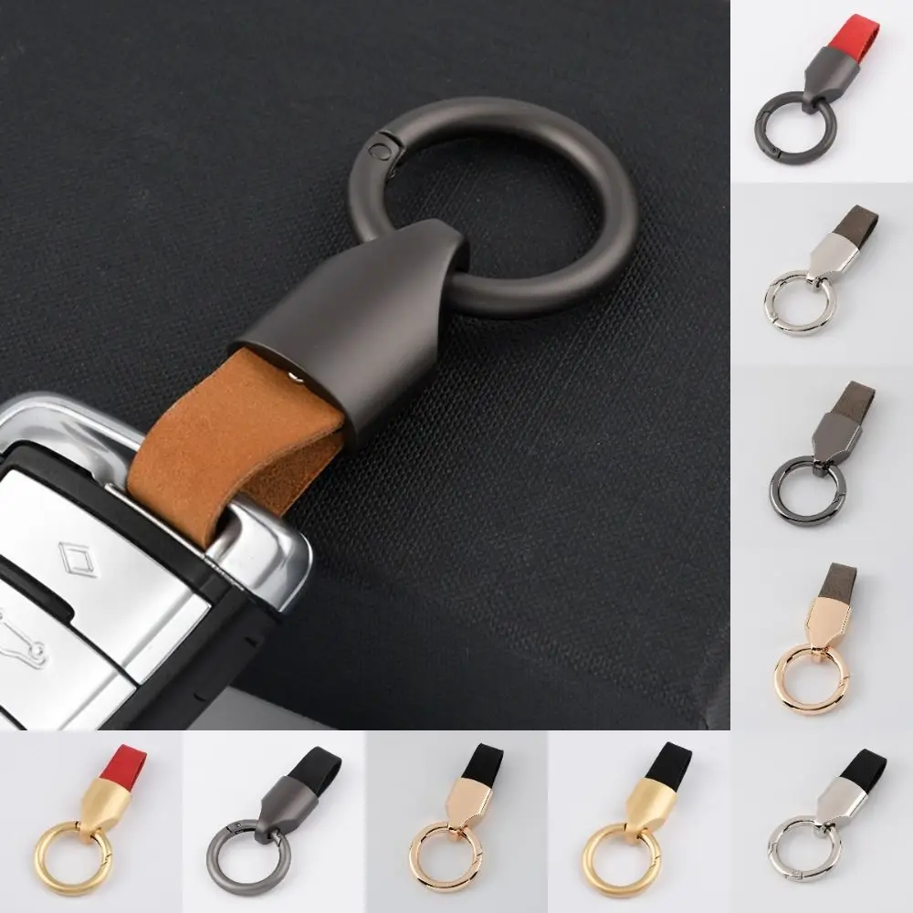 Gifts Durable Car Key Chain Pendant Leather Car Key Ring Keyring Hanging Keychain Accessories