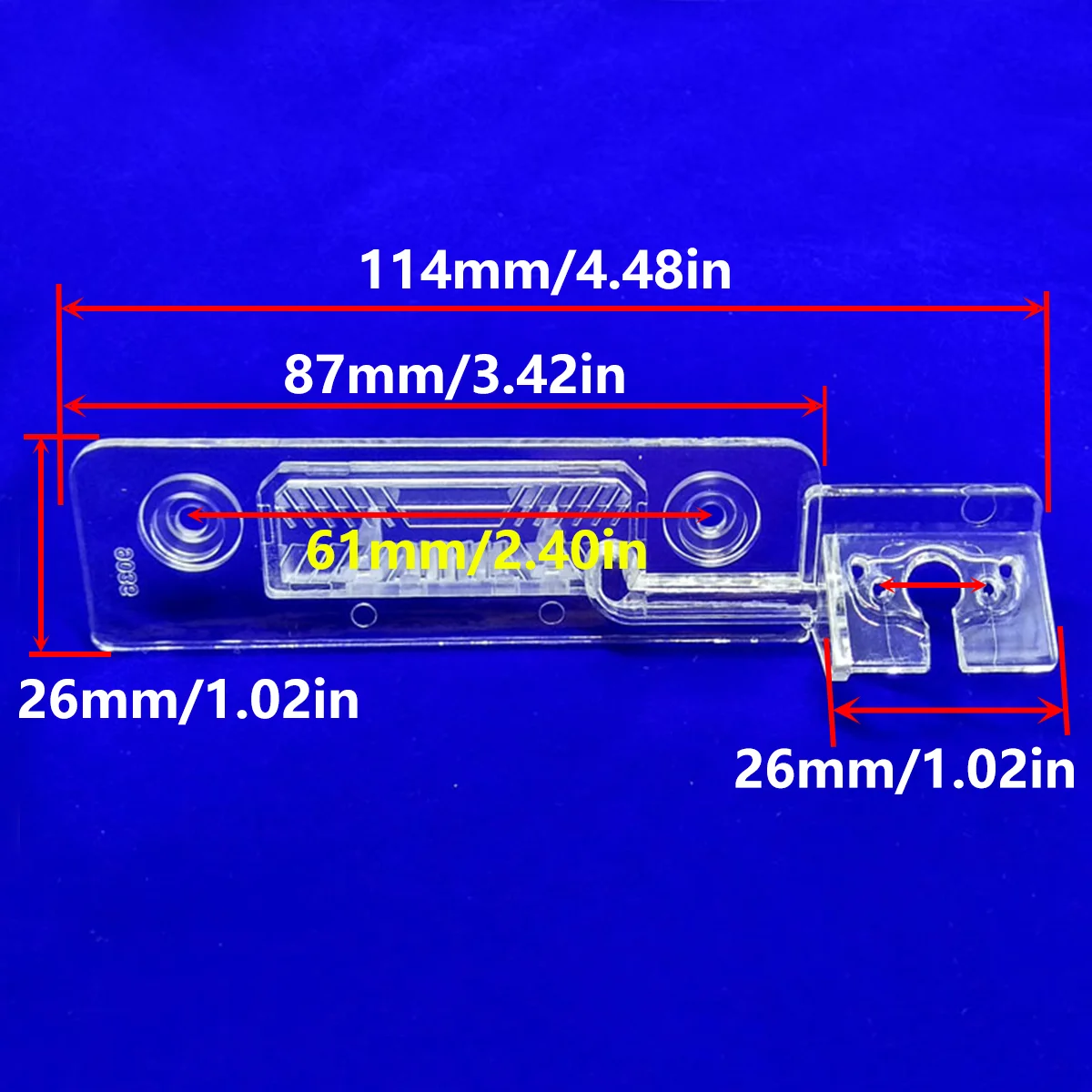 for Skoda Octavia 2008-2014 Car Rear View Camera Bracket Mount Holder License Plate Light Housing