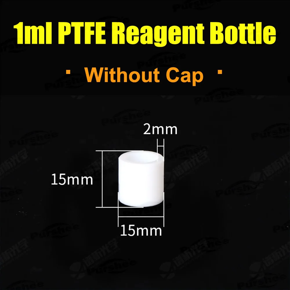 PTFE-Schraubverschluss-Reagenzflasche Hochtemperaturbeständig Säure- und Alkalibeständig mit Deckel Verschiedene Größen Labor-Aufbewahrungsflasche – Detail 8