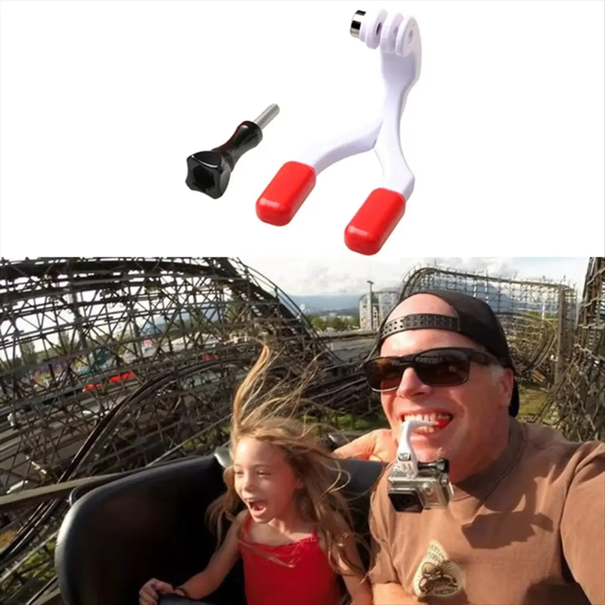 Surfing Mouth Mount Set for Hero 13/12 Action 4/5PRO X4/X3 Bite Mount-TCES