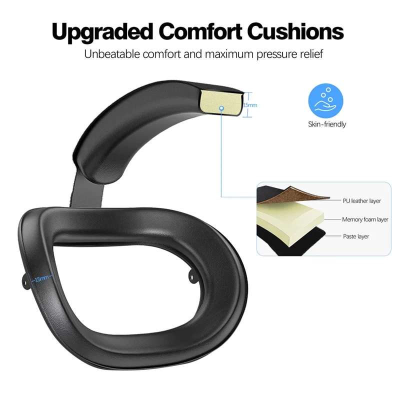 حزام رأس A24U VR لـ Quest 3S VR Elite حزام لملحقات Quest 3S حزام النخبة القابل للتعديل VR