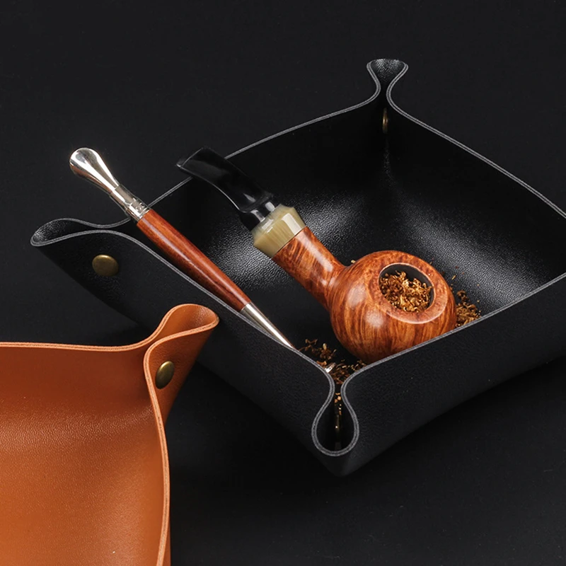 

2026 New Cortical Tobacco Pipe Cigarette Holder, Foldable And Rollable, Portable And Fashionable Smoking Pipe Storage Tray
