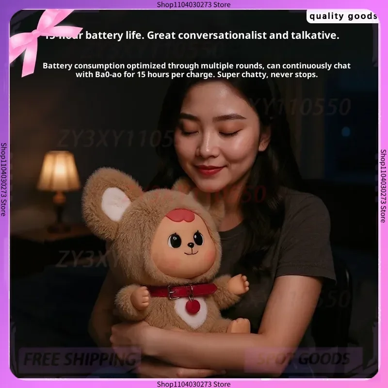 New Bao-Aoai Doll Educational Companion Chat Intelligent Soothing Emotional Dialogue Doll Toy Holiday Christmas Gift