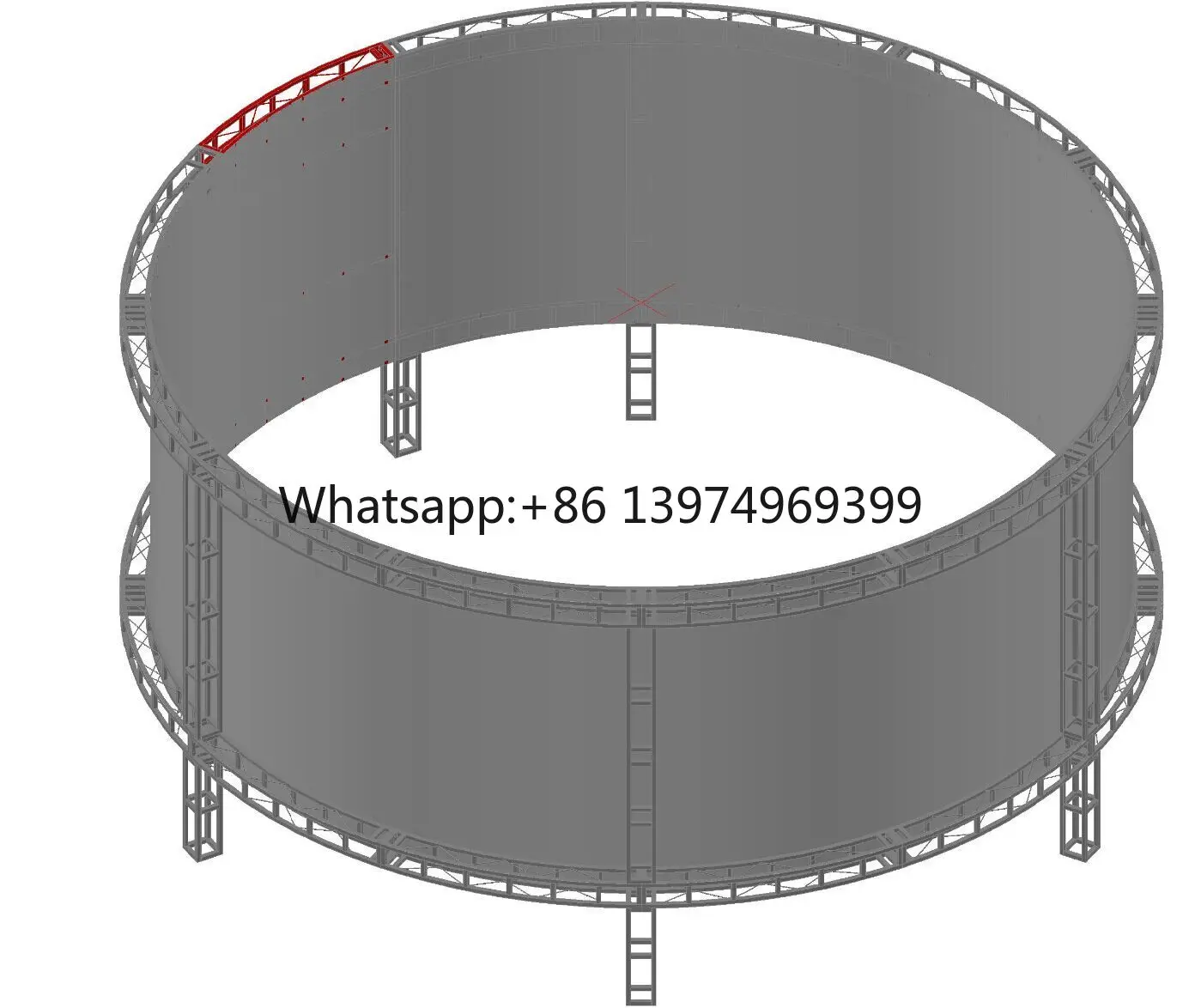 Customized 180 Degree Circular Projection Screen 180 Degree Simulator Curved Projection Screen with Different Field View (FOV)