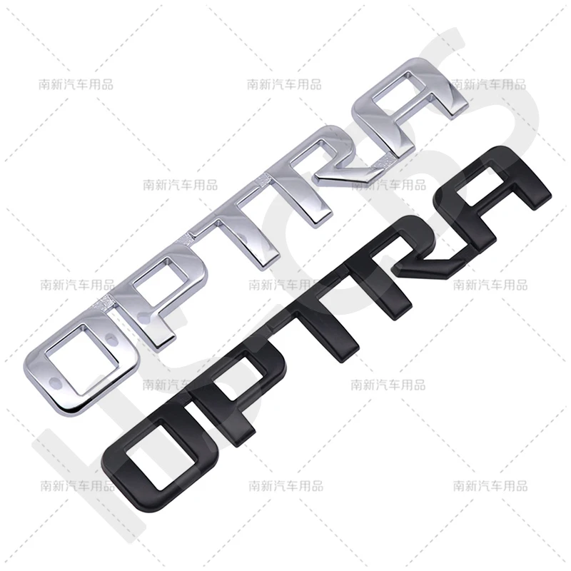 Metal Optra Lettering Emblem Badge For Lacetti Viva Forenza Corvette C8 coupe  Rear Trunk Badge Decal Body Sticker Accessories