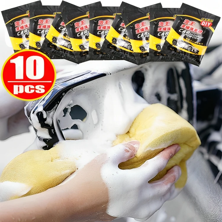 Car Cleaning Shampoo Powder Auto Body Strong Washing Agent Foam Cleaning Tools Car Wash Maintenance Cleaning Agent