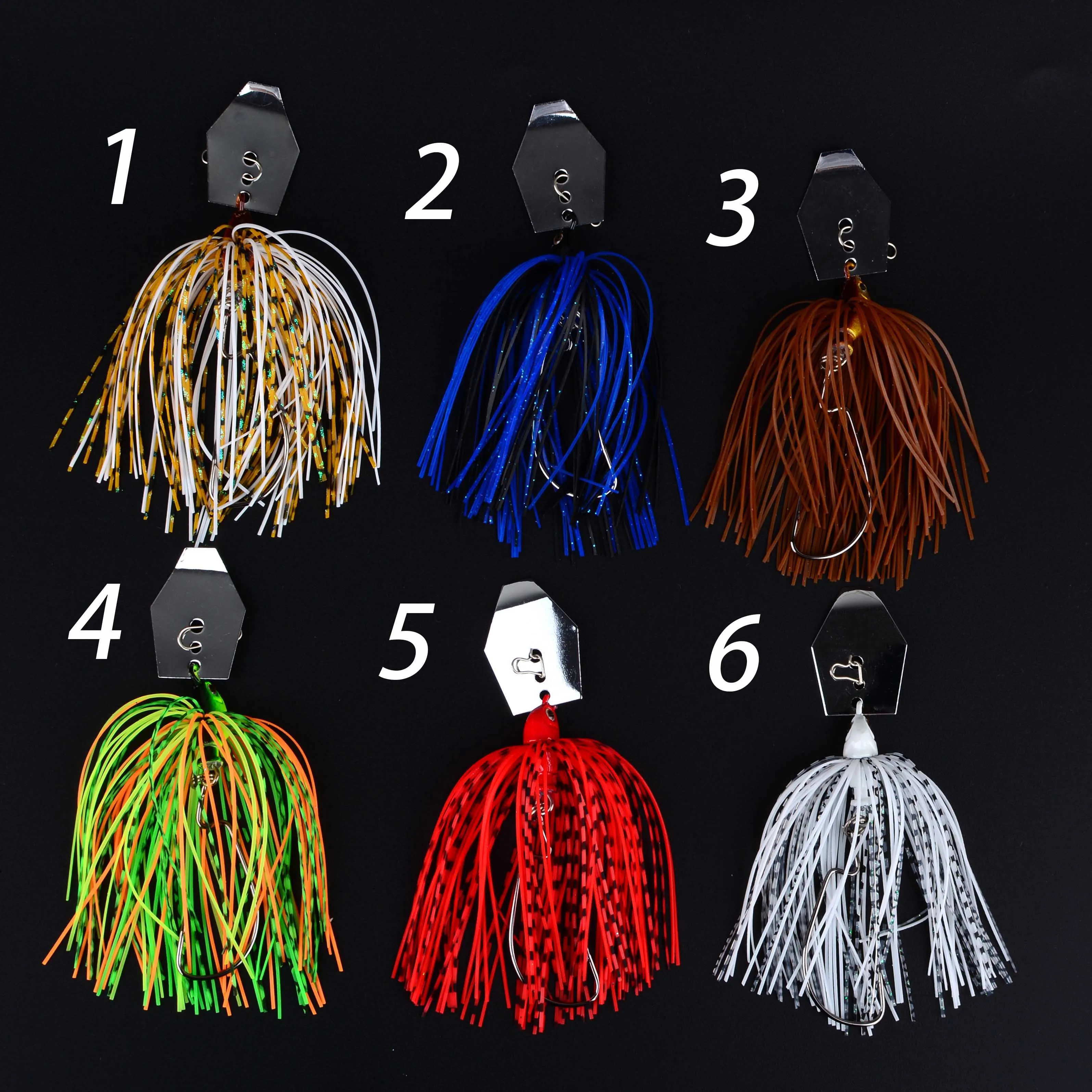 12,5g Chatter Bait Spinnerbait Weedless Angelköder Wobbler Chatterbait für Barsch, Hecht, Zander – Angelköder – Detail 1