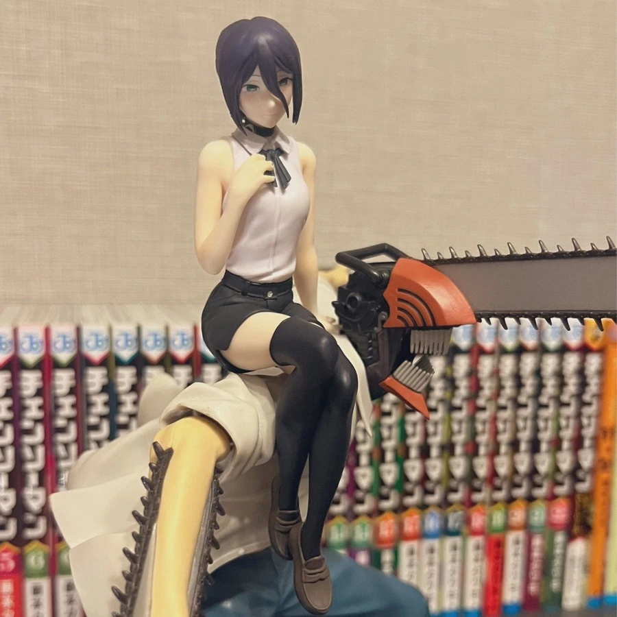 13cm/5,12 Zoll Chainsaw Man Anime-Figur Reze Nudelstopper Figur Dämon Reze Actionfigur PVC Erwachsenen-Sammelmodell Puppe Spielzeug – Detail 4