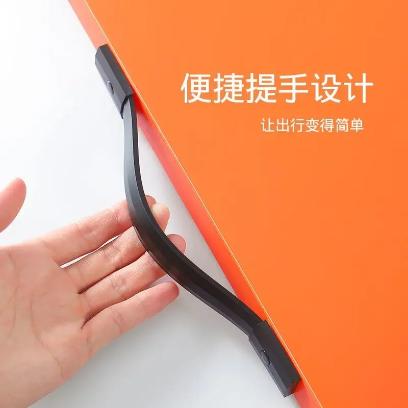 Portable Double Buckle A1 Poster Book Folder Data Book 2K Engineering Drawings Storage Folder Half Open Art Portfolio