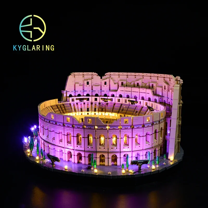 Kyglaring Led Light Kit Building Blocks Largest Ever Lego Set For LEGO 10276 Colosseum (Only Light Kit Included)
