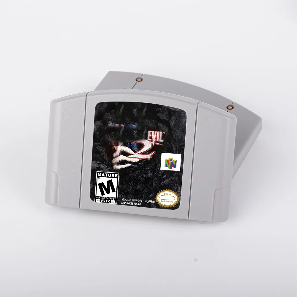 لبطاقة الألعاب N64 Residented Game Evils 2 (الإنجليزية، NTSC PAL) #2