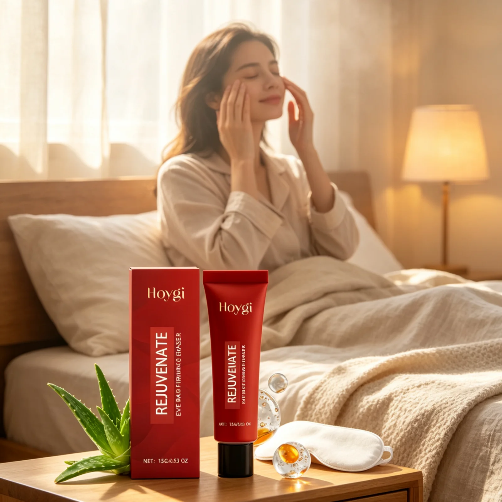 Hoygi Eye Bag Firming Eraser Nourish Reduce Sagging Boost Skin Elasticity Relieve Dullness Fade Dark Circles Under Eye Care Gel