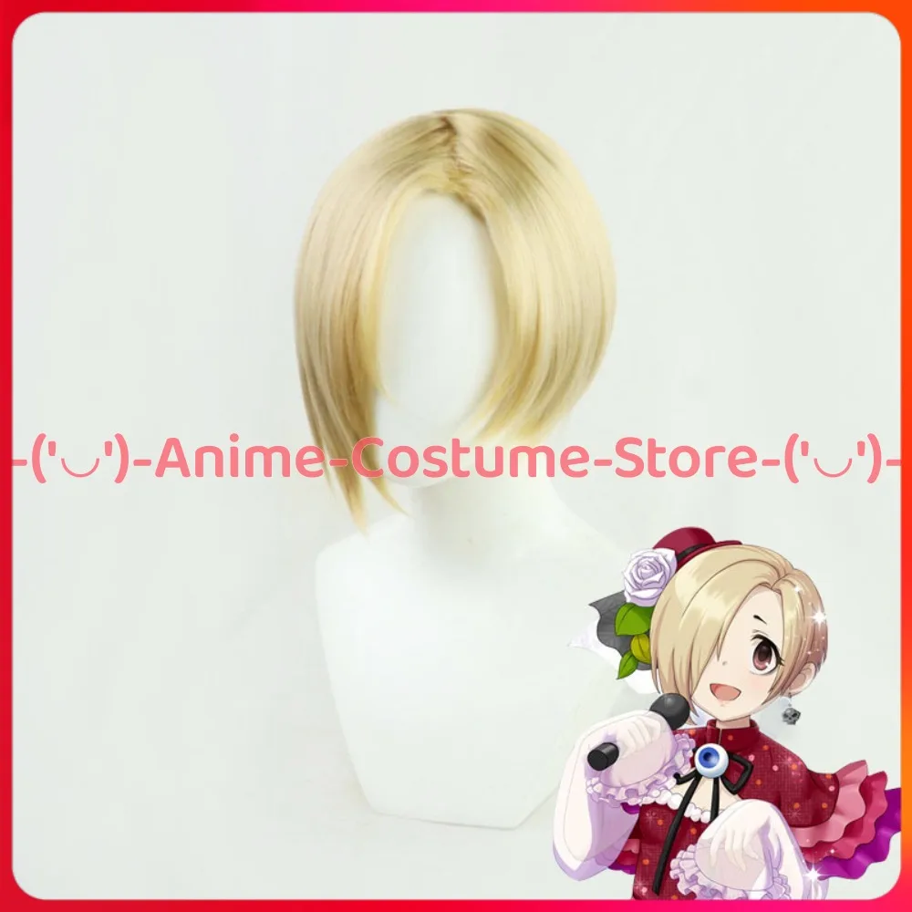 Peruka Cosplay THE iDOL Cinderella Girls Shirasaka Koume, peruka syntetyczna do przebrania na Halloween, karnawał, imprezę, postać z anime/gry