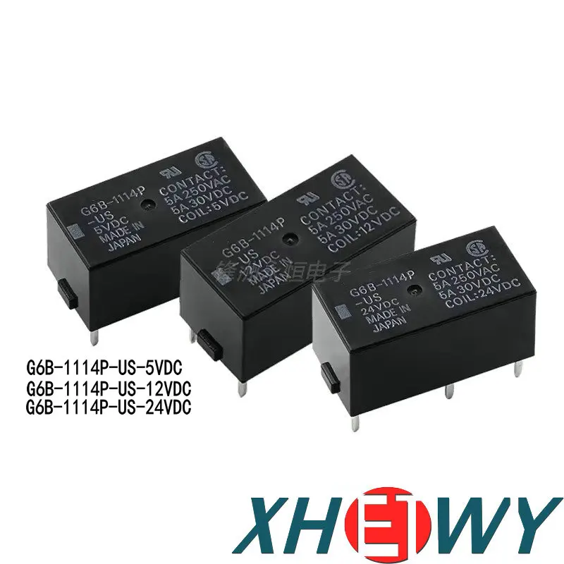 G6B-1114P-US-5VDC 12VDC 24VDC DC5V DC12V DC24V Relay G6B-1114P-US-5VDC G6B-1114P-US-12VDC G6B-1114P-US-24VDC