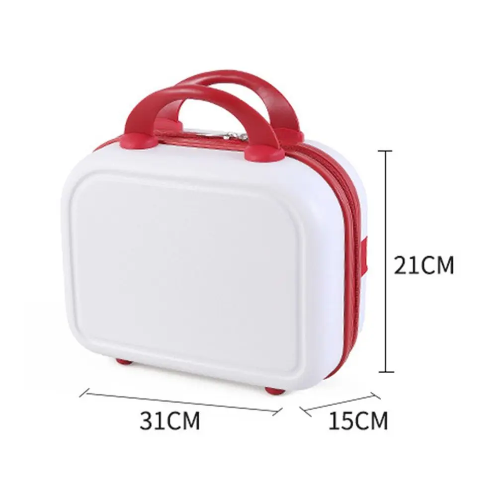 14 inch Mini Travel Suitcase Cosmetic Box Hand Luggage Organizer Case Small Password Box Boarding Case