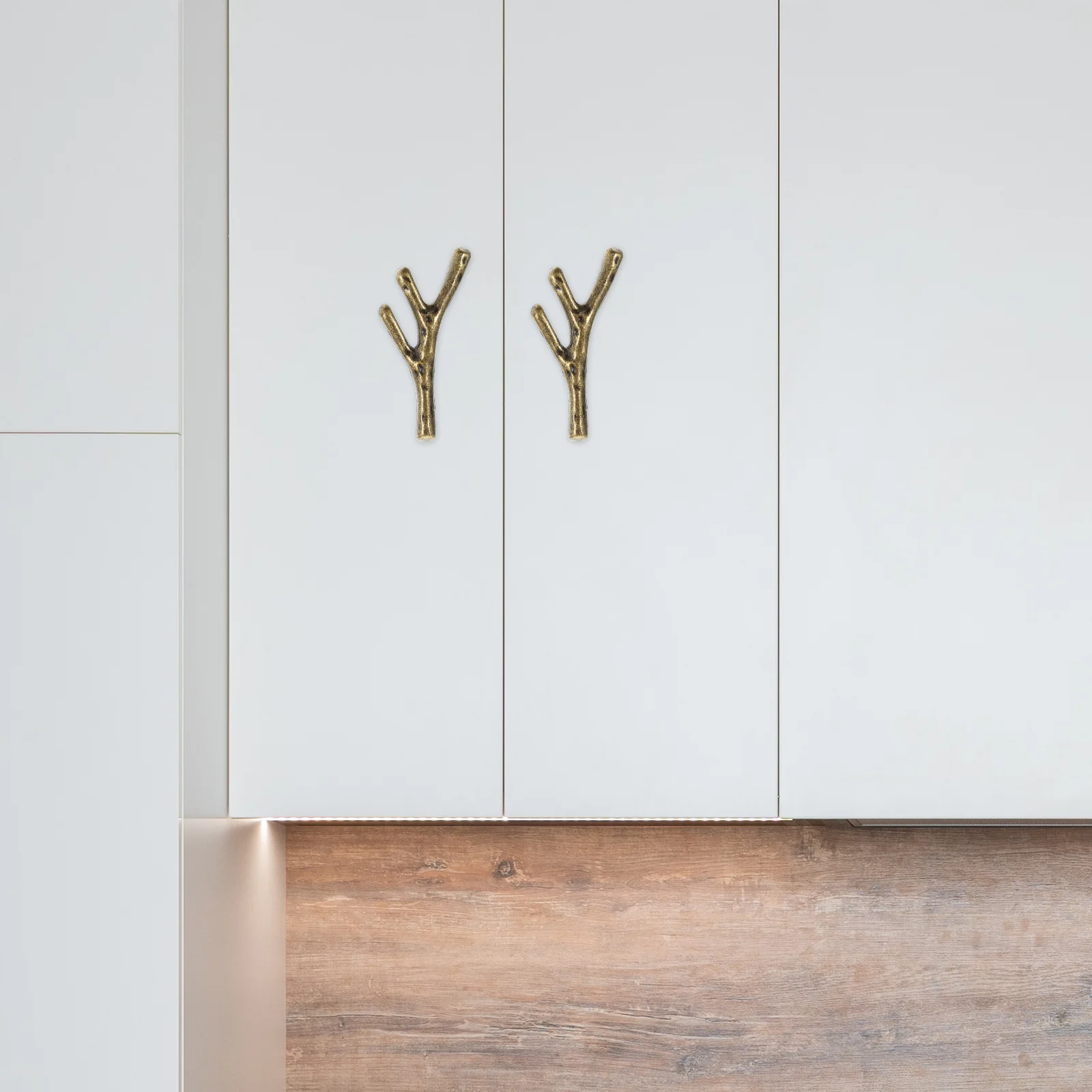 

Branch Door Handle Cabinet Furniture Knobs Closet Handles for Cabinets Drawers Decorative Dresser Pull