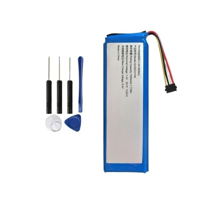 Newly Upgraded GH3DC01FM 7.4V 1050mAh Replacement Battery for Xiaomi for FIMI PALM ,PALM 1 Pocket Gimbal Camera + Free Tools