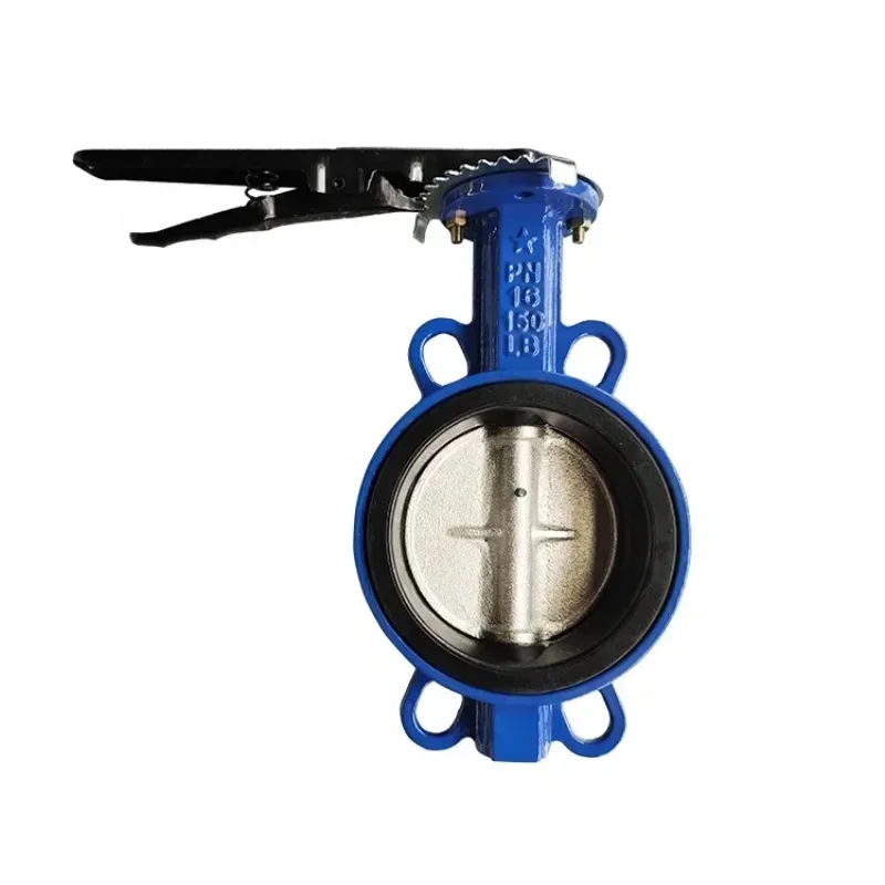

#For ductile cast iron DN80 wafer type butterfly valve with hand lever