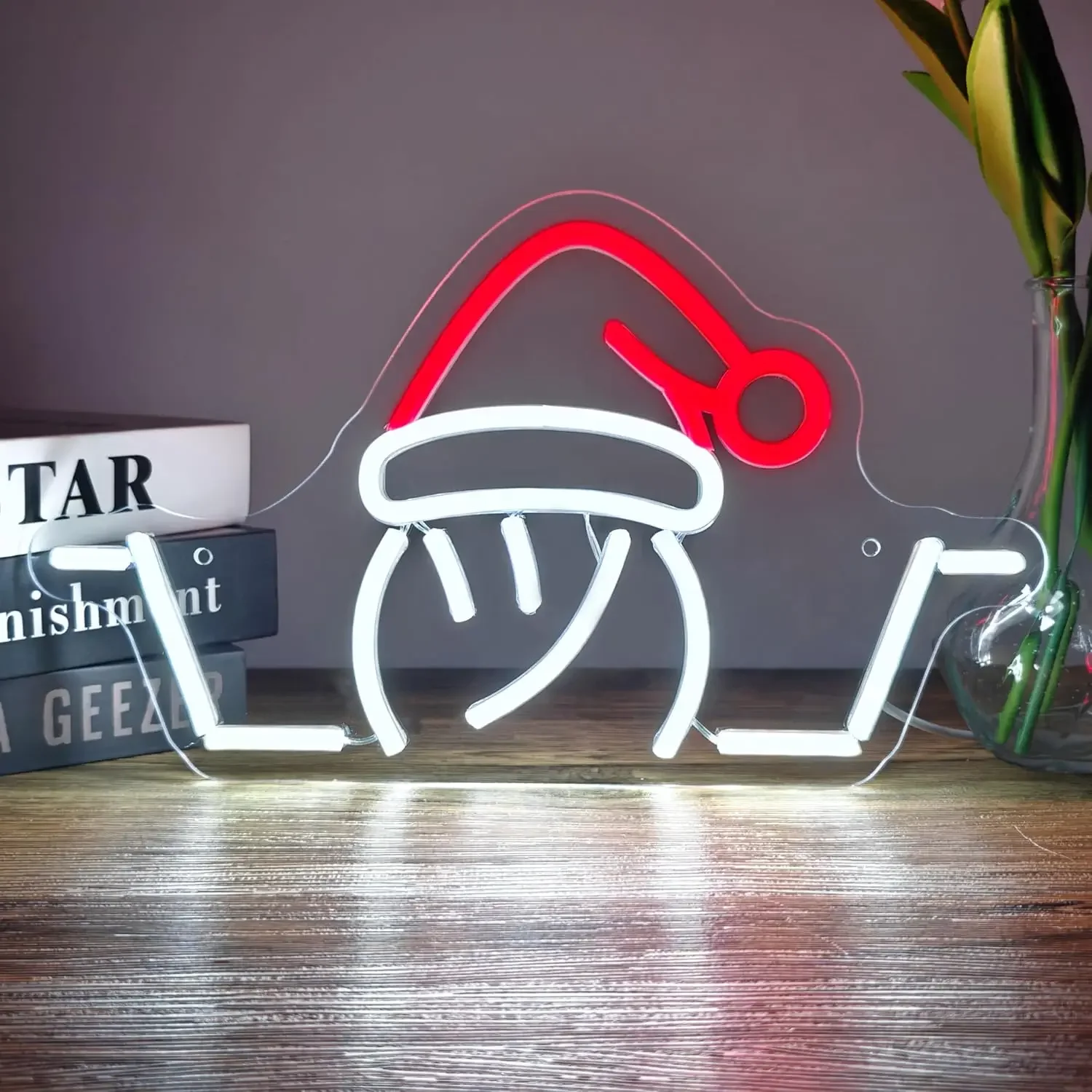 クリスマス雪だるま-led-ネオンサイン-usb-調光可能なネオンライトサイン-ゲームルーム-寝室-バー-リビングルーム-誕生日パーティー-ギフト-壁装飾用