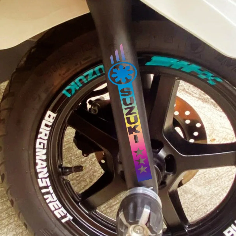 

Светоотражающие наклейки для мотоциклов и автомобилей, декоративные наклейки для шлемов и кофров Suzuki, водонепроницаемые наклейки для украшения мотоциклов