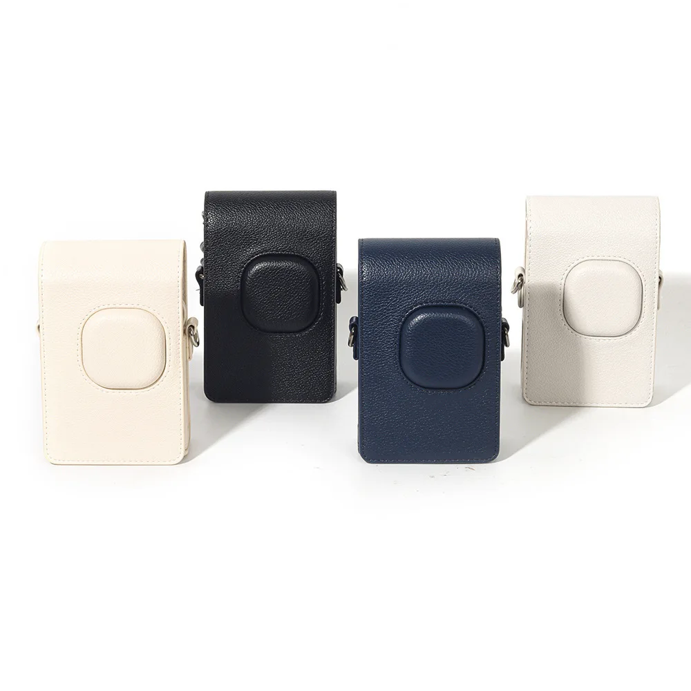 

Retro Soft Mini Camera Case Bag PU Leather Cover with Shoulder Strap For Instax mini liplay+Camera Case