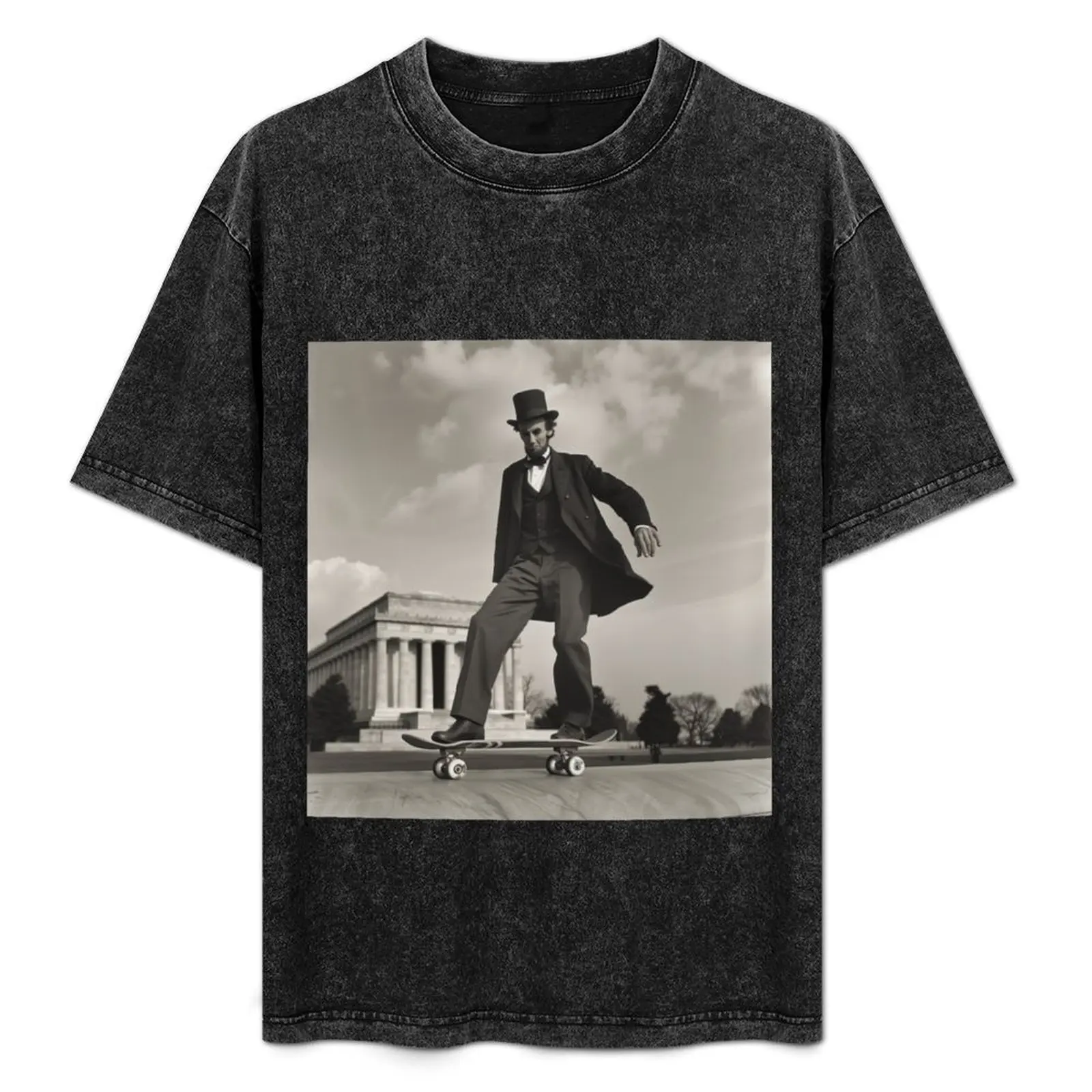 

Four score and skateboard T-Shirt korean fashion quick drying quick-drying mens plain t shirts
