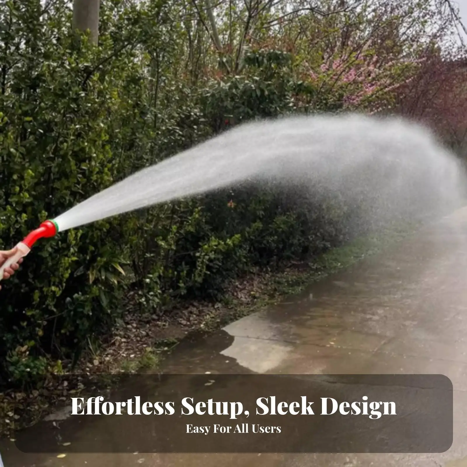 garden Sprinkler Nozzle Lightweight Garden Shower Nozzle Detachable Design Fine Mist Spray Head for Farmers, Gardeners,