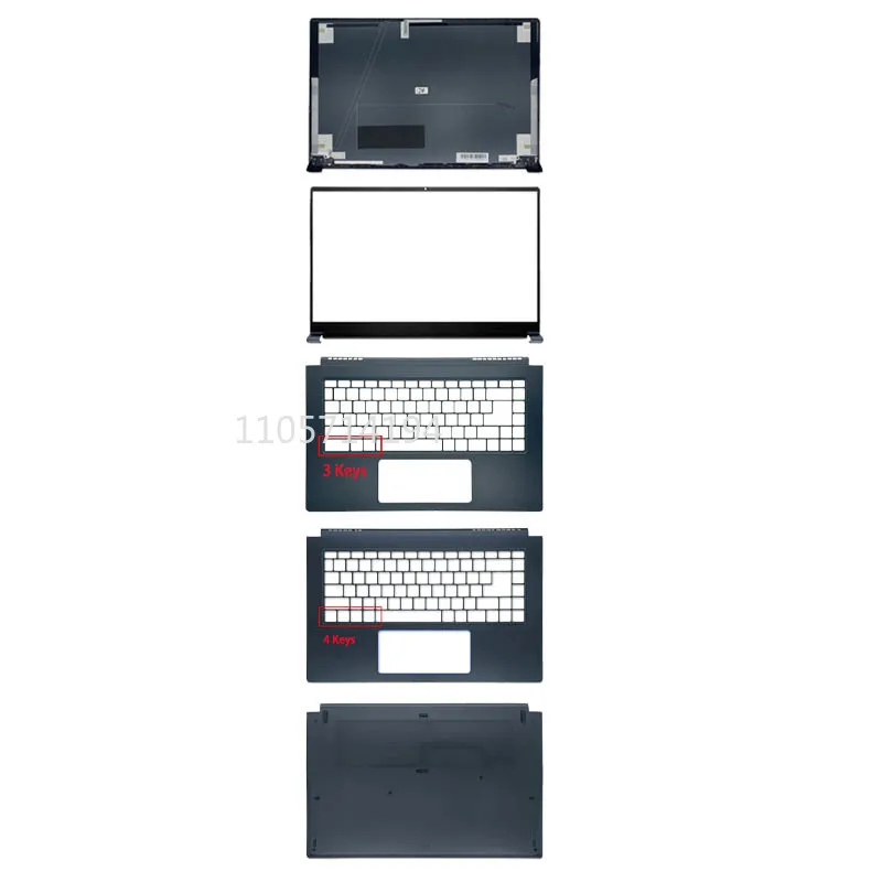 Laptop LCD Back Cover/ For MSI Prestige 15 P15 MS-16S3 MS-16S6 PS63 Front Bezel/Palmrest/Bottom Case/Hinges