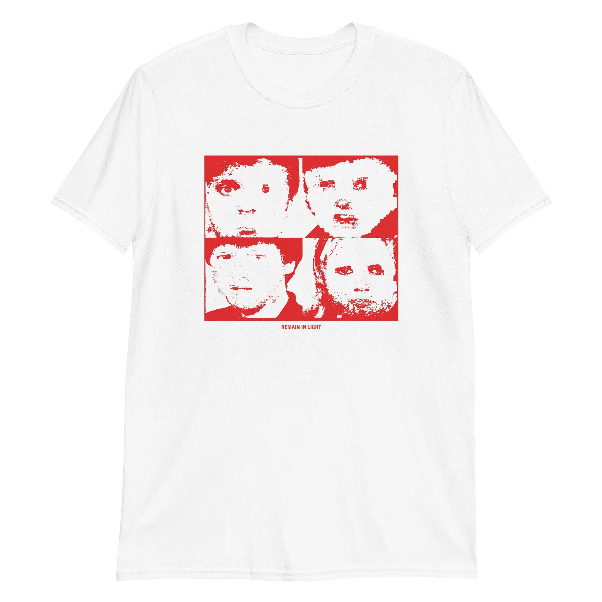 Talking Heads Remain in Light Remix  T Shirt Art Rock white or black