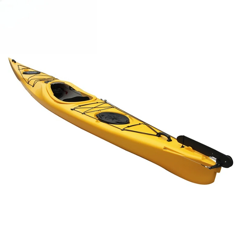 

Surfing free inflatable kayak, plastic, ocean, single, racing boat