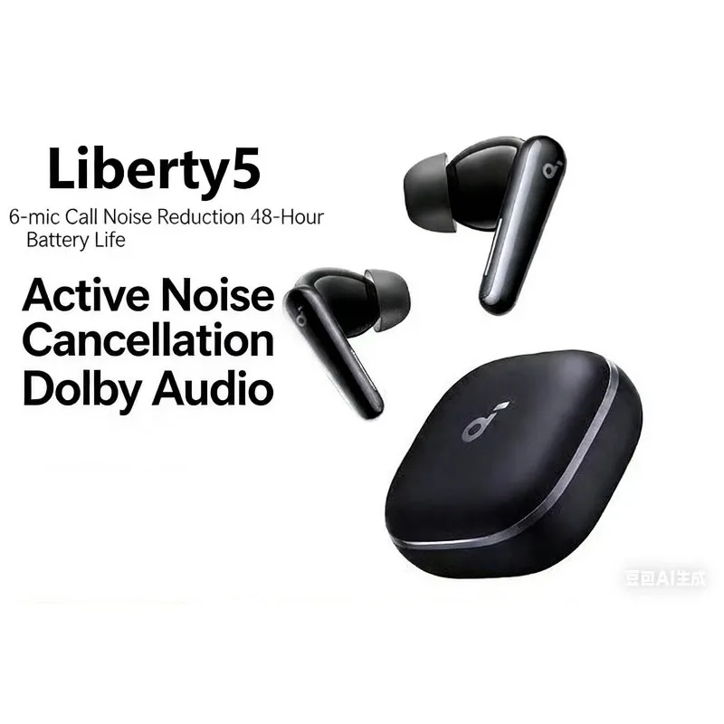 

Soundcore By Anker Liberty5 Noise-Cancelling Wireless Earbuds 3.0 Dolby Sound Version 48H Wireless Bluetooth Headphones