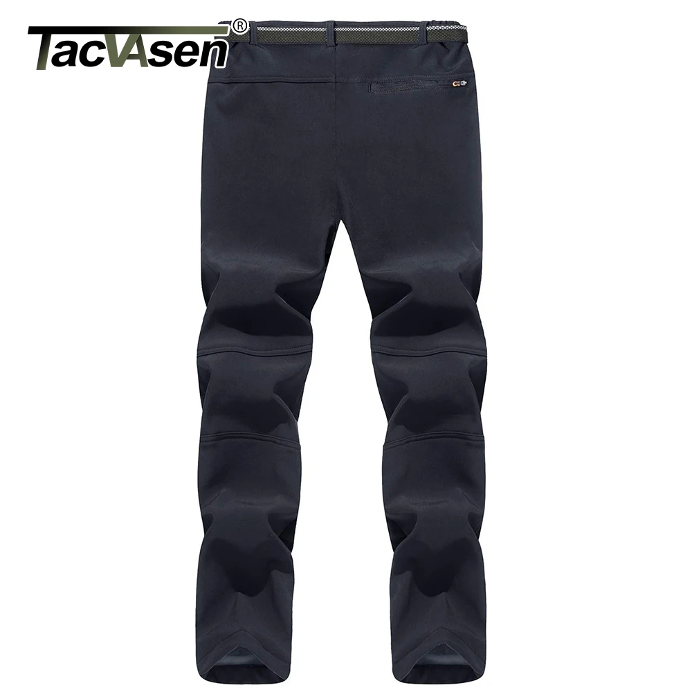 TACVASEN Winter Men‘s Hiking Pants Warm Thermal Fleece Lined Windproof Outdoors Working Fishing Camping Mountain Ski Pants