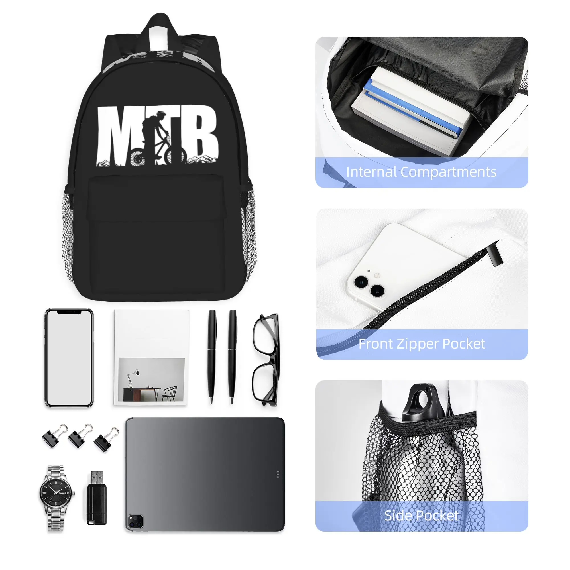 MTB Mountain Bike Mountain Bike Downhill Backpack Hot Sale Daypack Boys Girls BookBag Shoulder Bags for Men Women School Bag