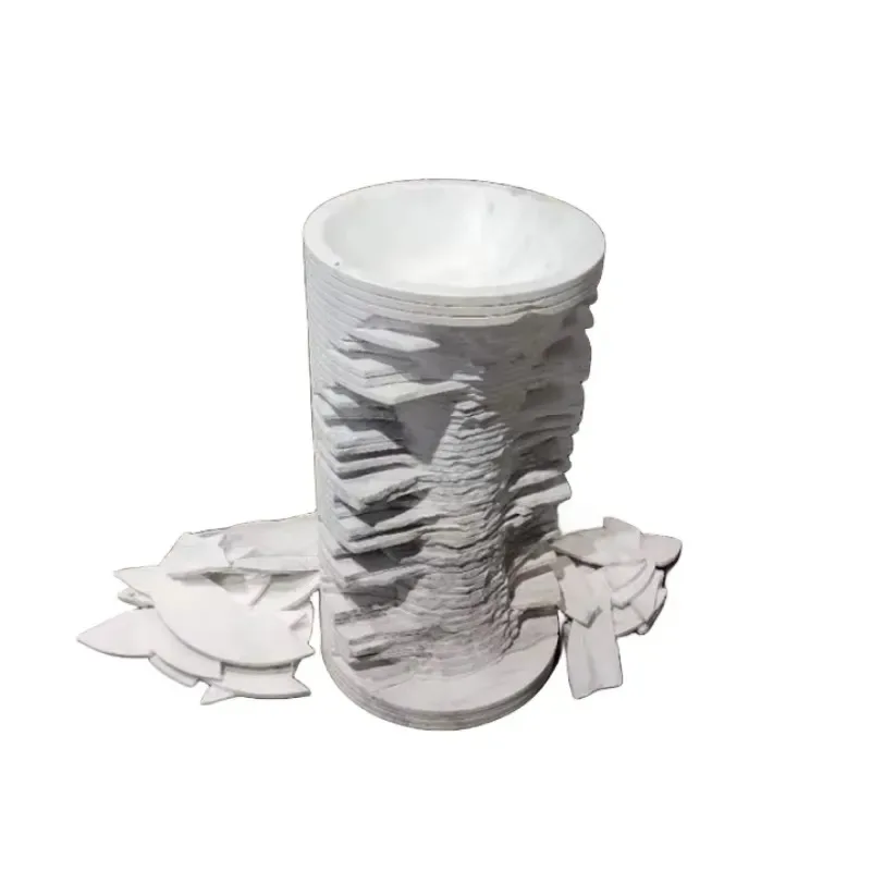 Customizable Hotel Art Stone Basin Integrated Molding Marble Floor Standing Sink