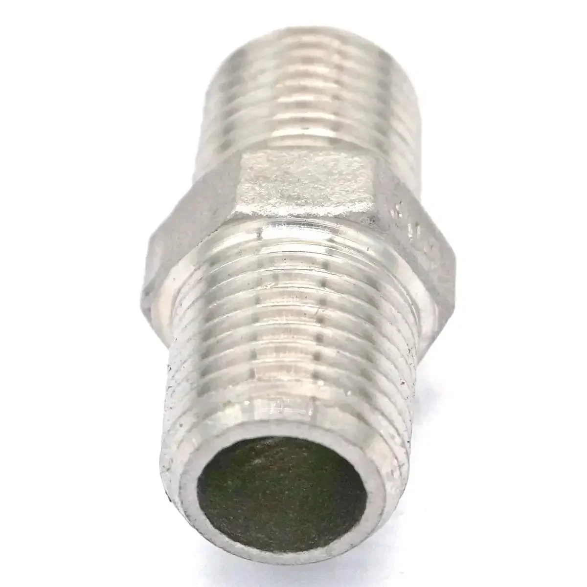 1/4 "BSPT pria benang Hex Nipple Union 304 Stainless pipa Fitting konektor Coupler air minyak udara 143 PSI