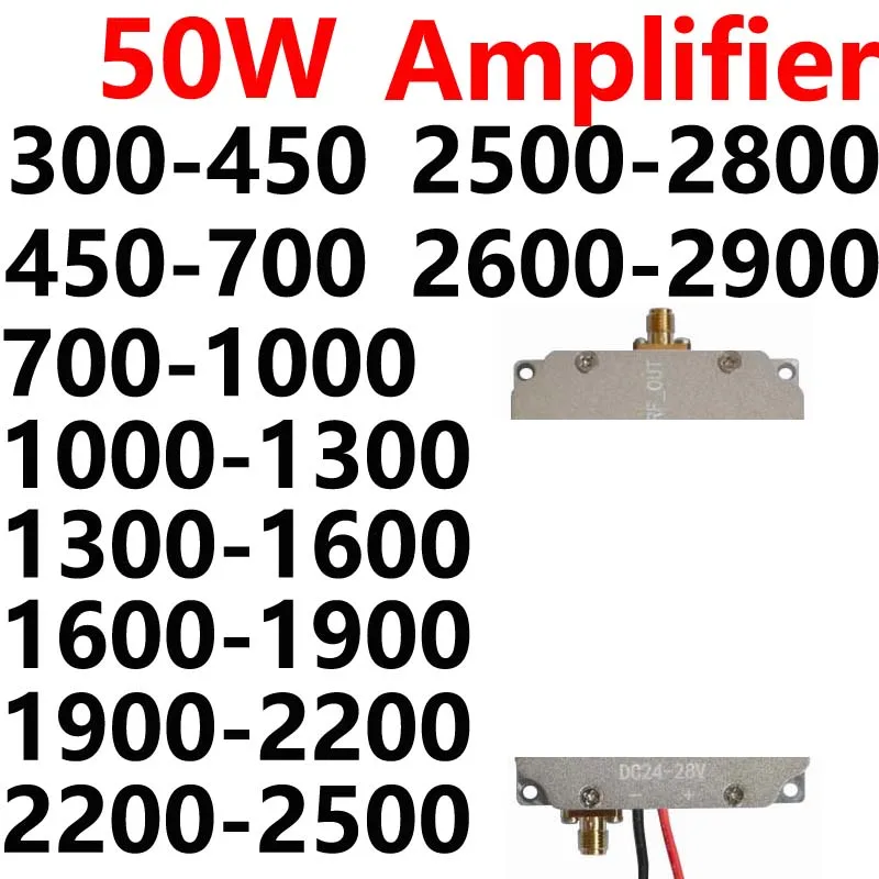 

50W A m p l i f i e r 300-2900M M o d u l e Dual SMA interface IoT accessories