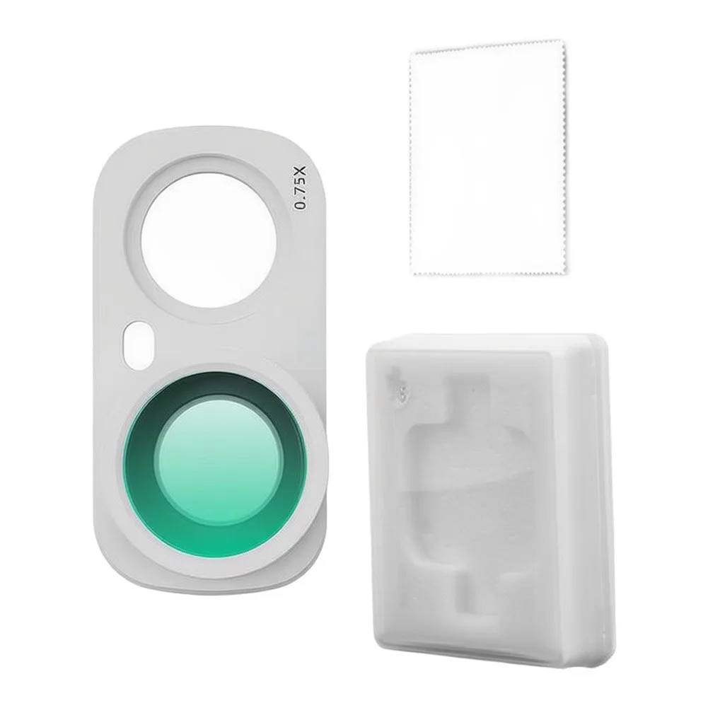 External Wide Angle Lens 115 Degree Field Of View For Insta360 Luna For Ultra Camera Accessory Aluminum Alloy Glass White