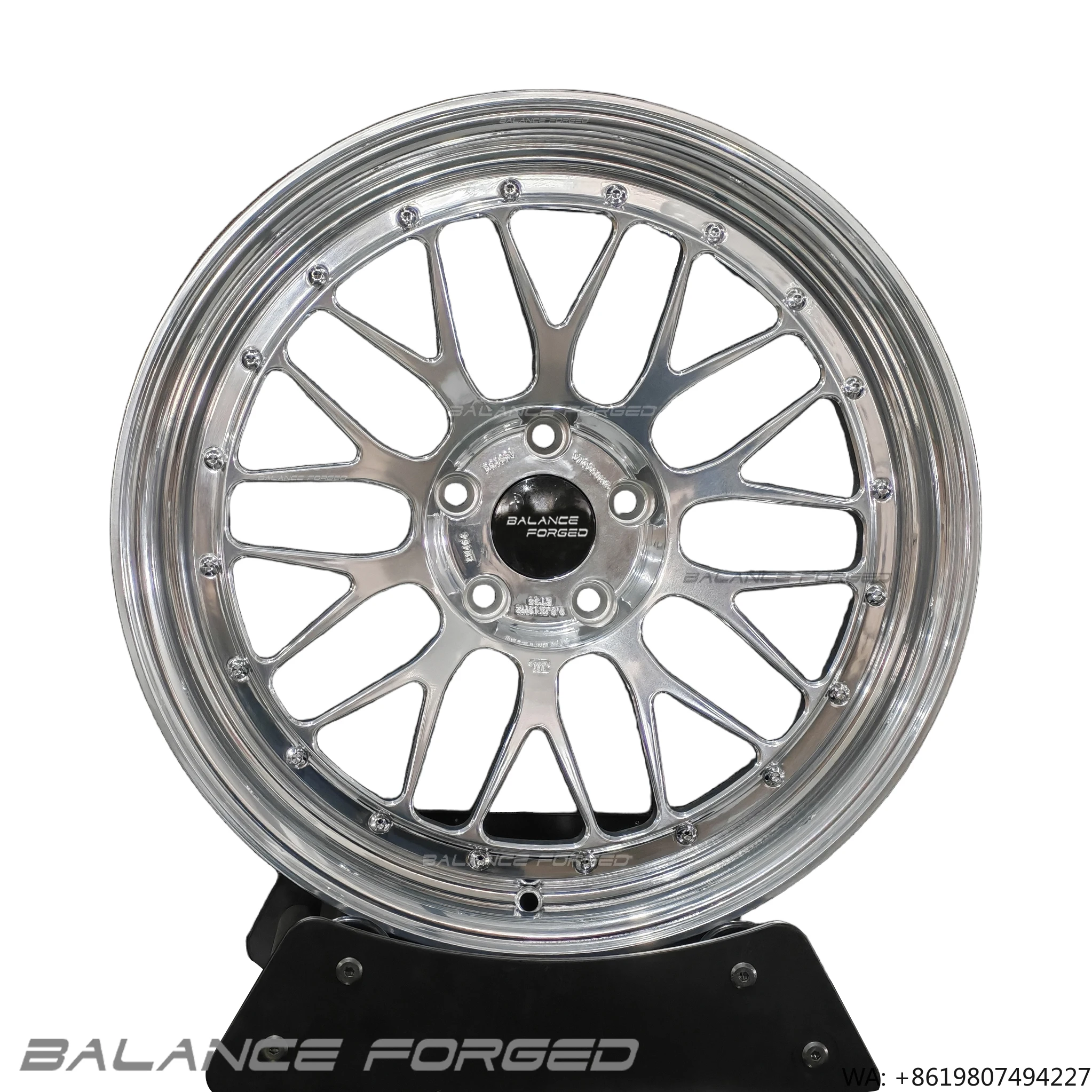 

WOA Custom 1-piece Forged Deep Edge Wheel Polished 19 Inch 5x114.3 5x120 for Passenger Car Fit Luxury Car Hubs
