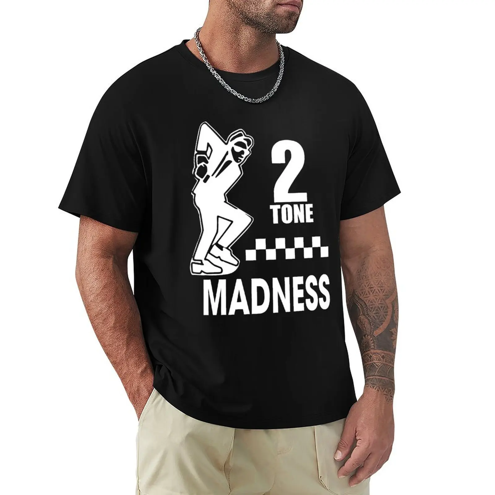 2 tone The madness retro band gift for fans T-Shirt blacks tees plain Blouse men clothings