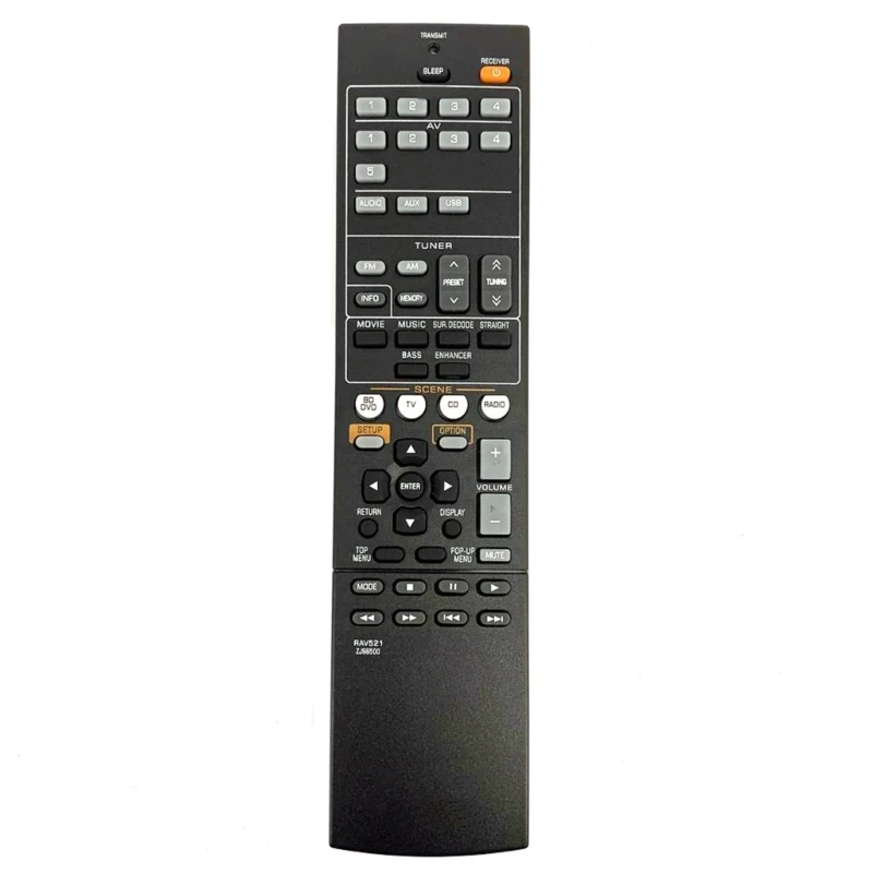 RAV521 Video Receiver Remote Control For RX-V377 YHT-4910U HTR-3067