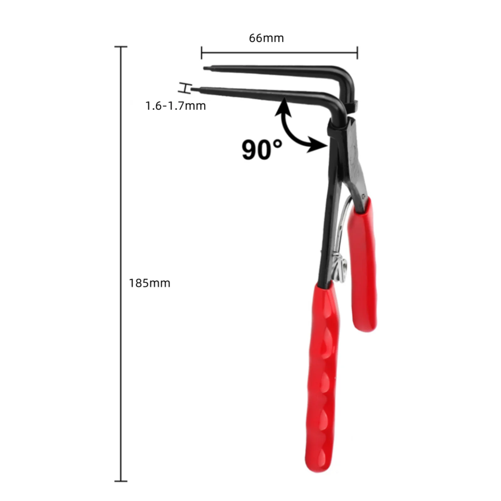 90 Degrees Snap Ring Pliers Heavy-duty Cylinder Internal Ring Remover Retaining Circlip Pliers For Motorcycles Cars Trucks